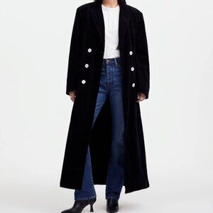 Alexa Chung for Madewell Oversized Long Coat in Corduroy NWT